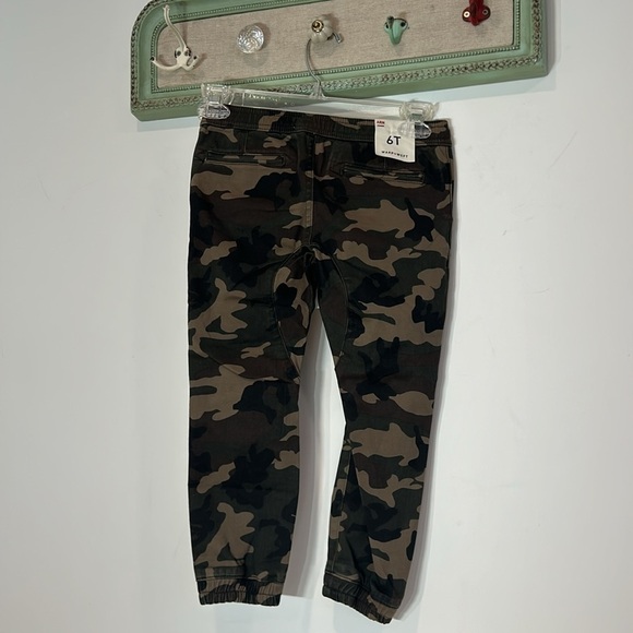 Brand New kids Dopple Warp + Weft Arn jogger green camo pants boys size 6T - Picture 5 of 5